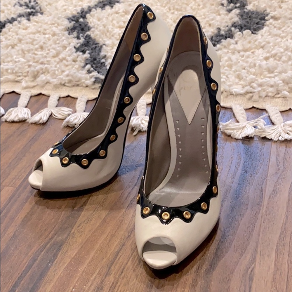 Versace Peeptoe Pumps